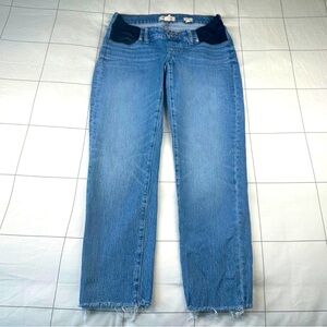 Madewell Jeans Womens 28 Blue Maternity Perfect Vintage Side Panel